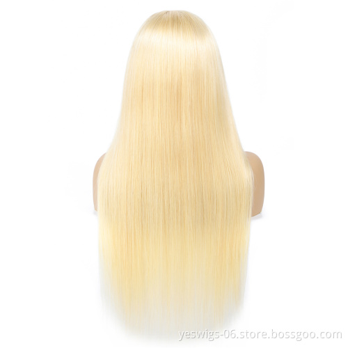 Raw Cambodian Straight Hair Bundle Extension Yeswigs Pre Colored 613 Blonde 1b-27 30 Cuticle Aligned Virgin Human Hair Extension
